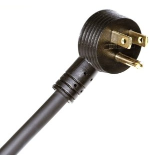 right angle plug